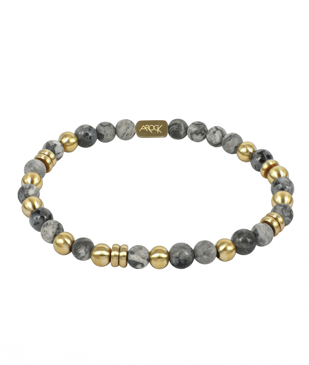 EDDIE Armband Grå/Guld