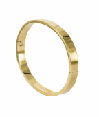 WALTER Armring Wide Blankt Guld
