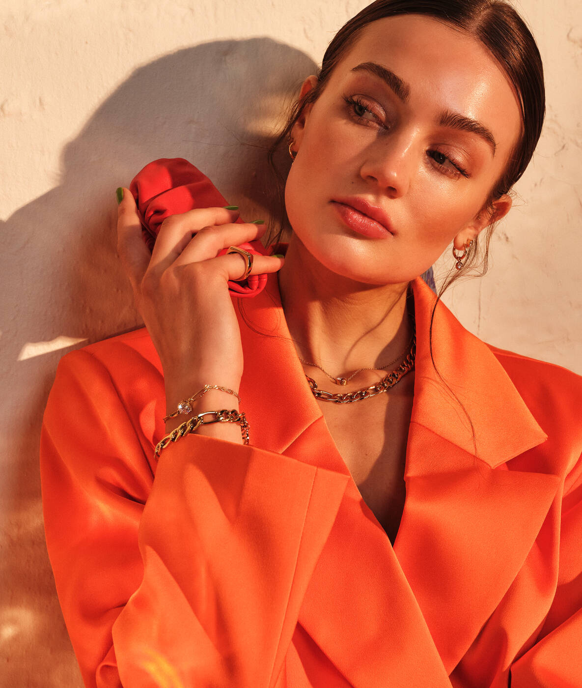 NOVA Crystal armband Guld