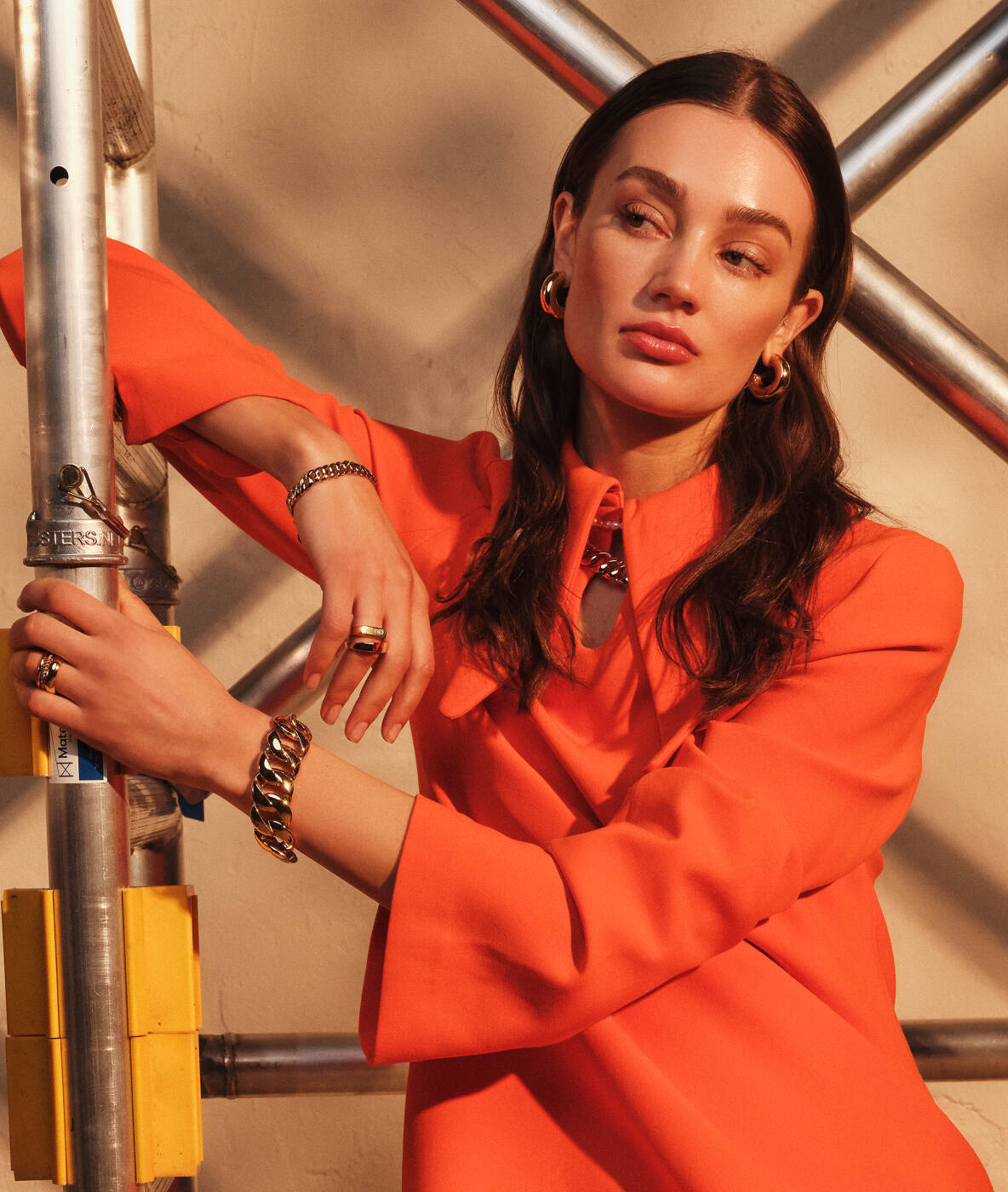 ASTRID Big armband Stål