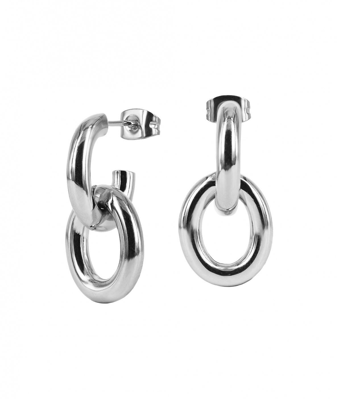 RUBY Örhänge Stål