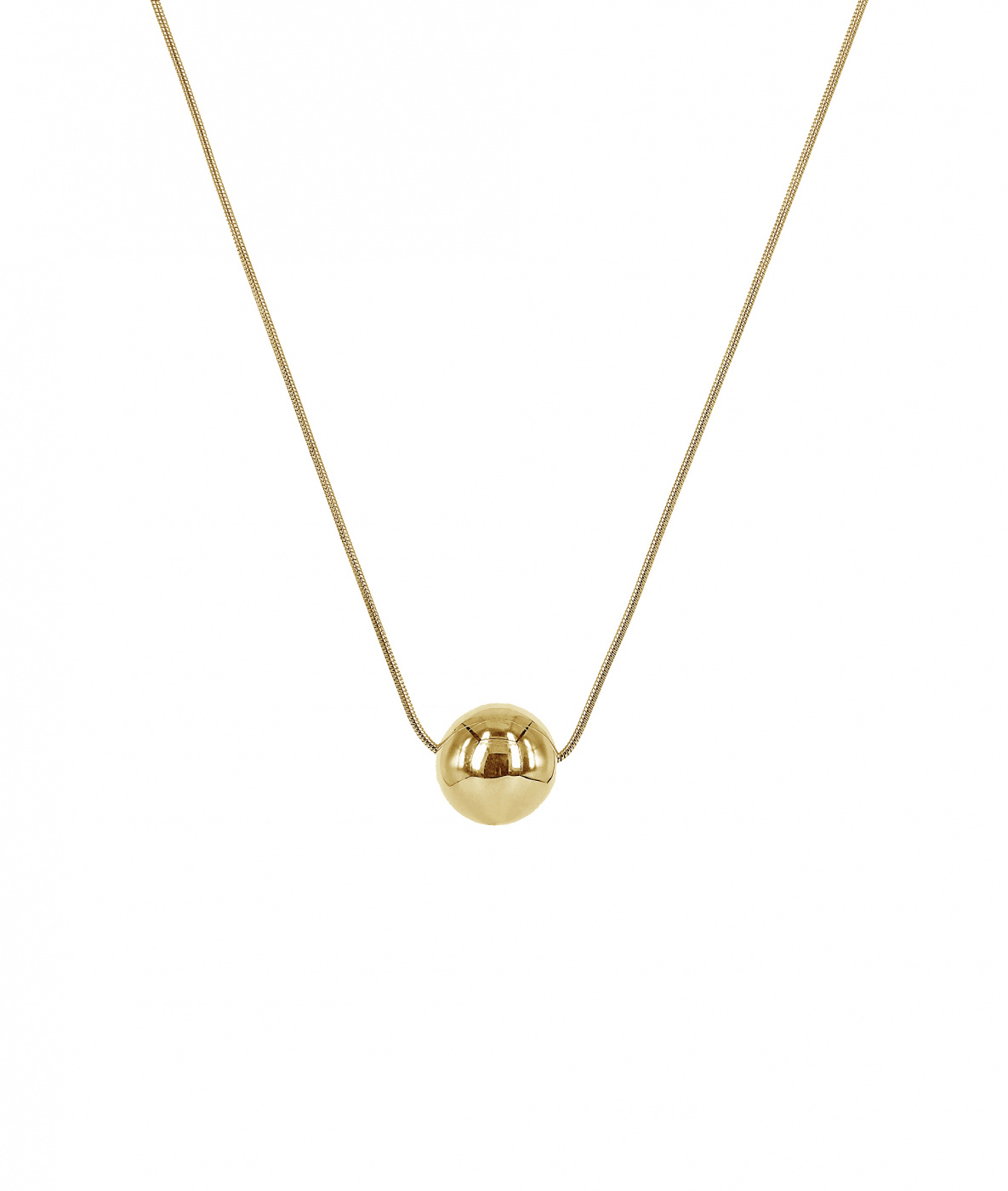 ESSIE Single Short Halsband Guld