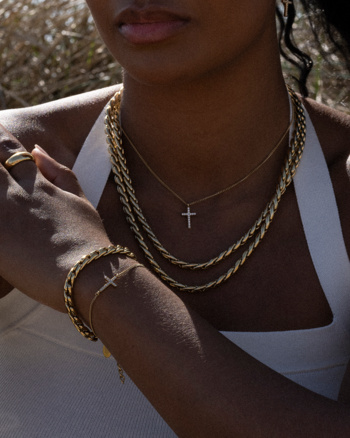 CROSS Crystal Halsband Stål