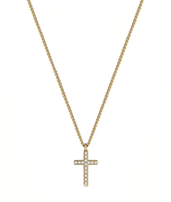 CROSS Crystal Halsband Guld