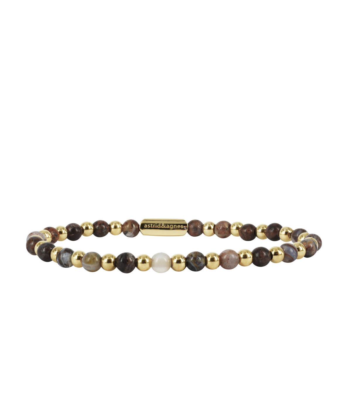 MIZA armband Melange/Guld