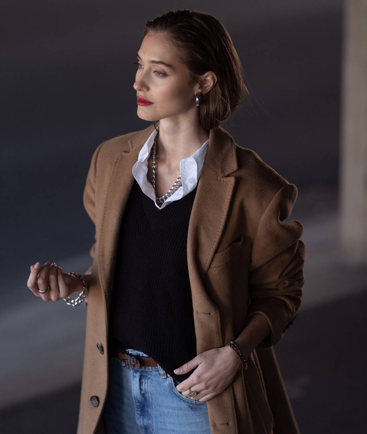 ASTRID halsband Stål