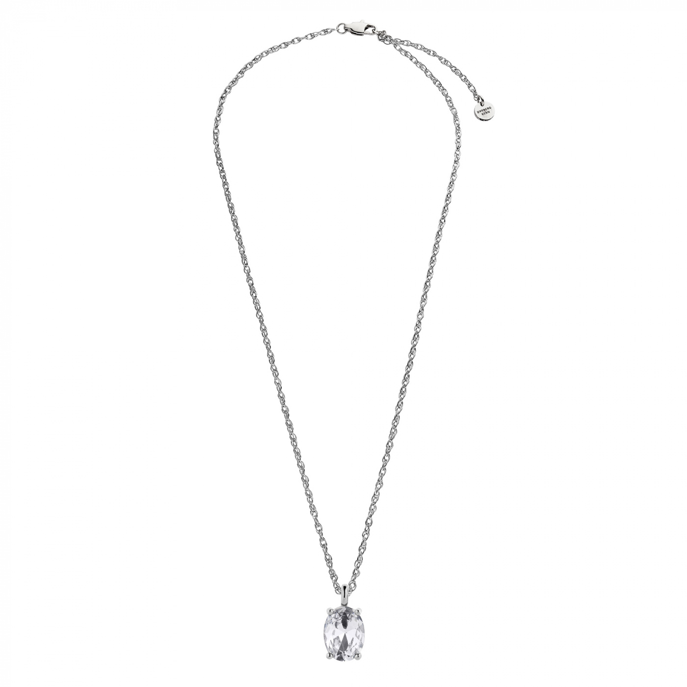 BARGA Silver CRYSTAL Halsband