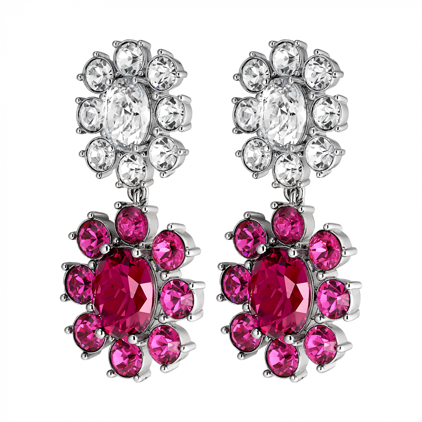 LINA Silver PINK/CRYSTAL