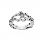 Shelly ring (silver)
