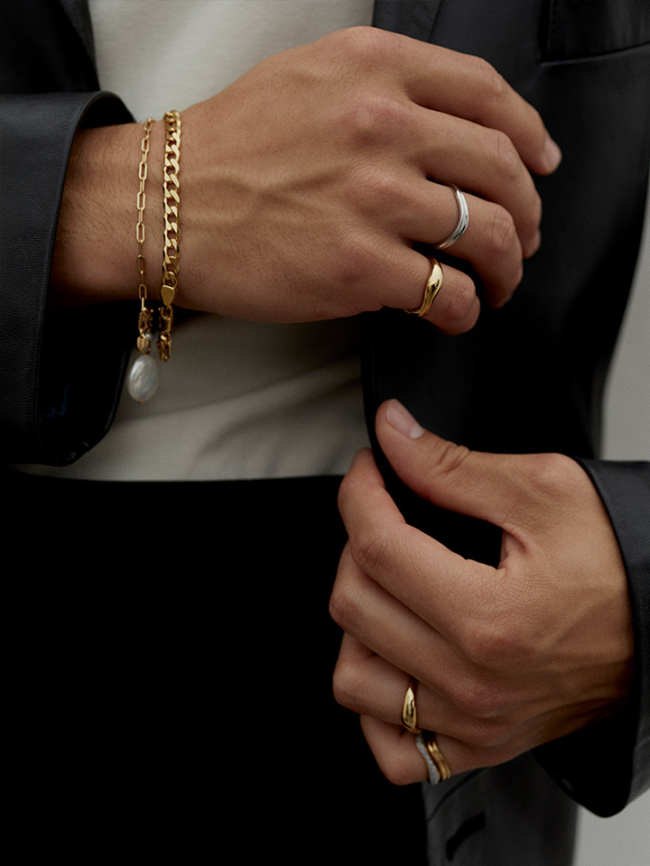 Soma Ring Goldplated Silver