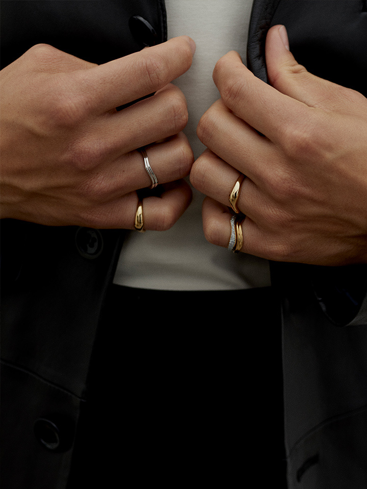 Soma Ring Goldplated Silver