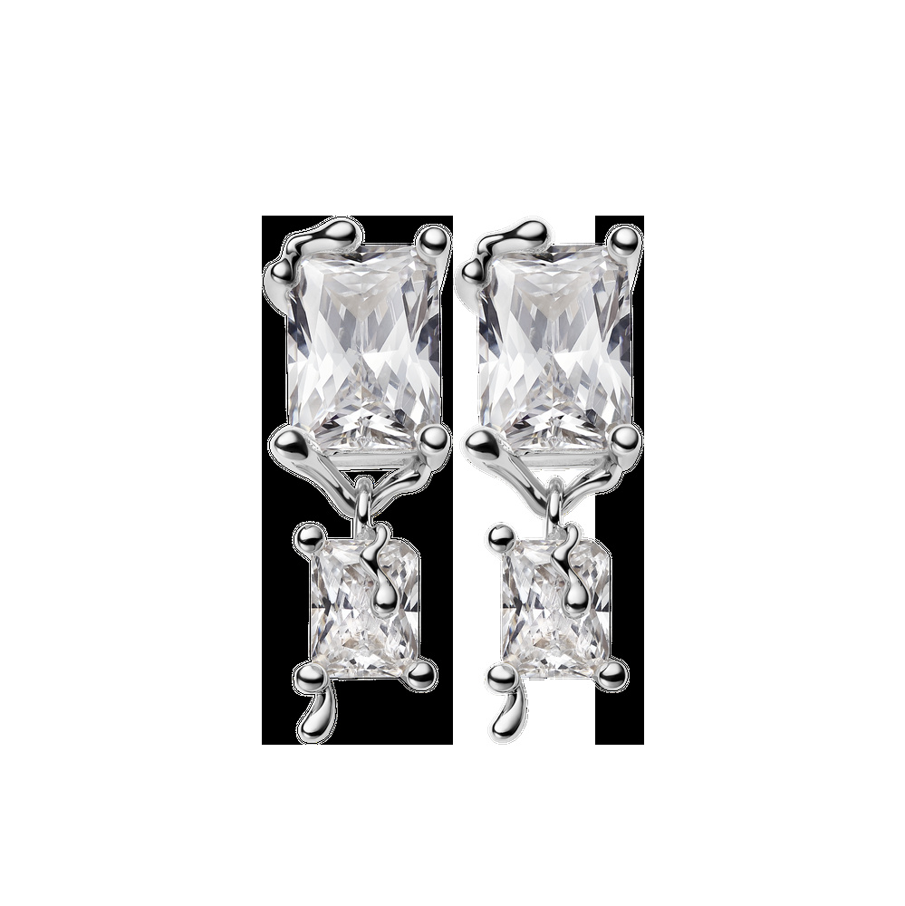 Roppongi Drop Örhängen Silver