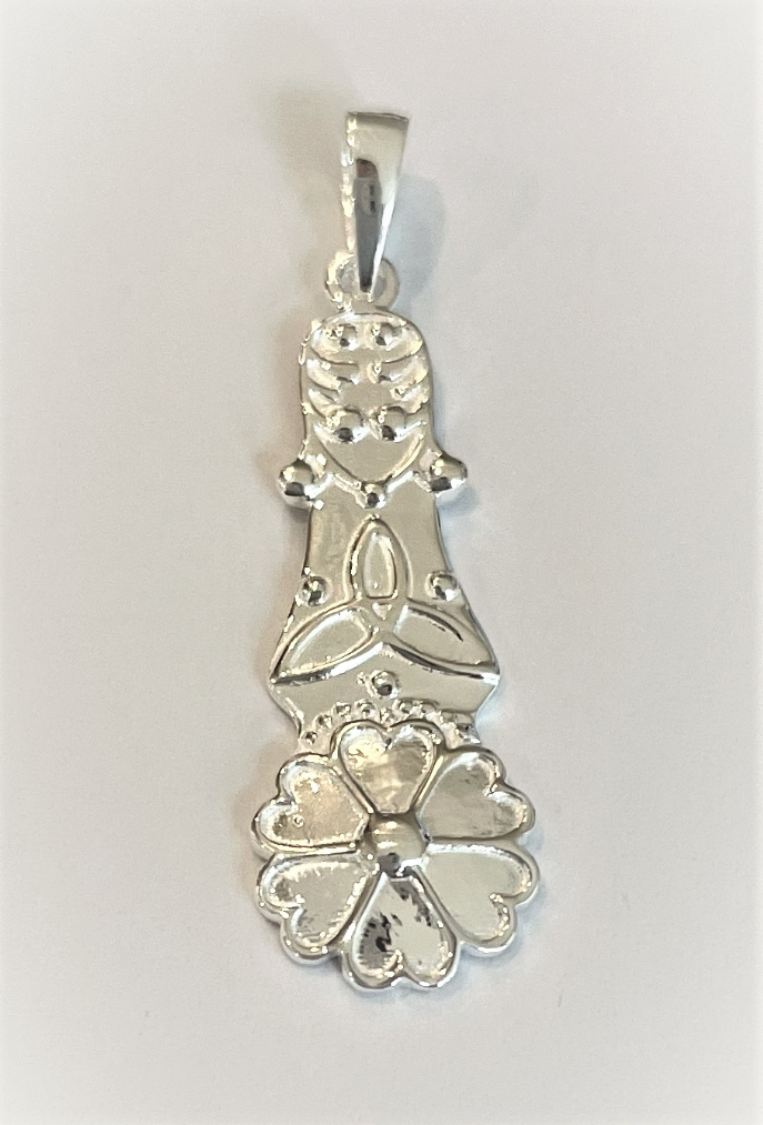 Uppland halssmycke stort silver