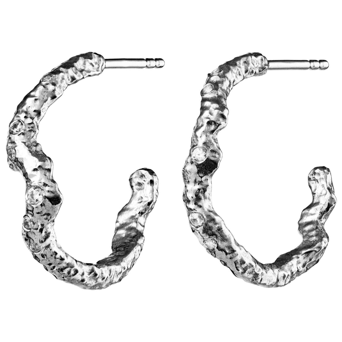 Janine grande Örhänge Silver