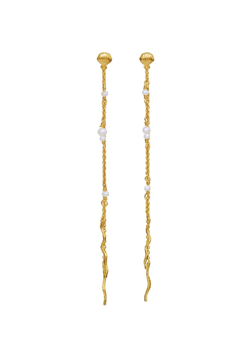 Sirena örhängen guld