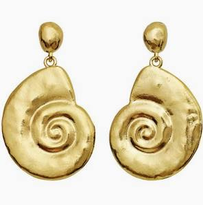 Malibu örhängen guld