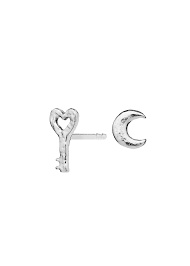 Menaali örhängen silver