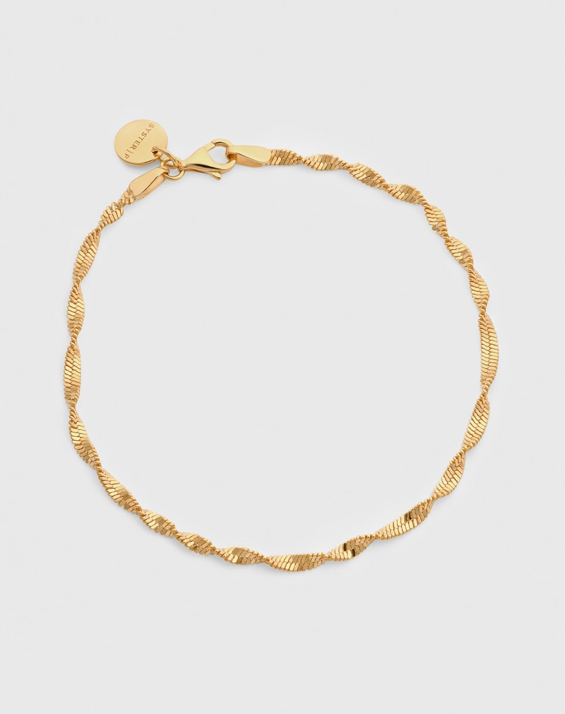 Herringbone Twisted Armband Guld S