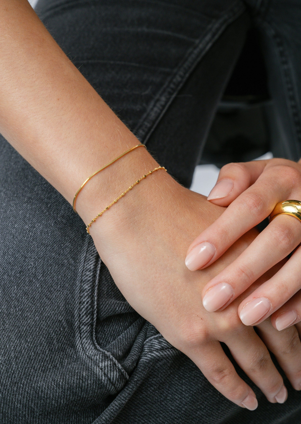 Sheer Station Armband Guld