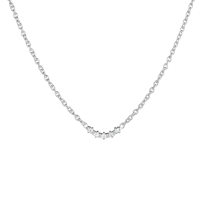 Diamond Sky fall Halsband Silver