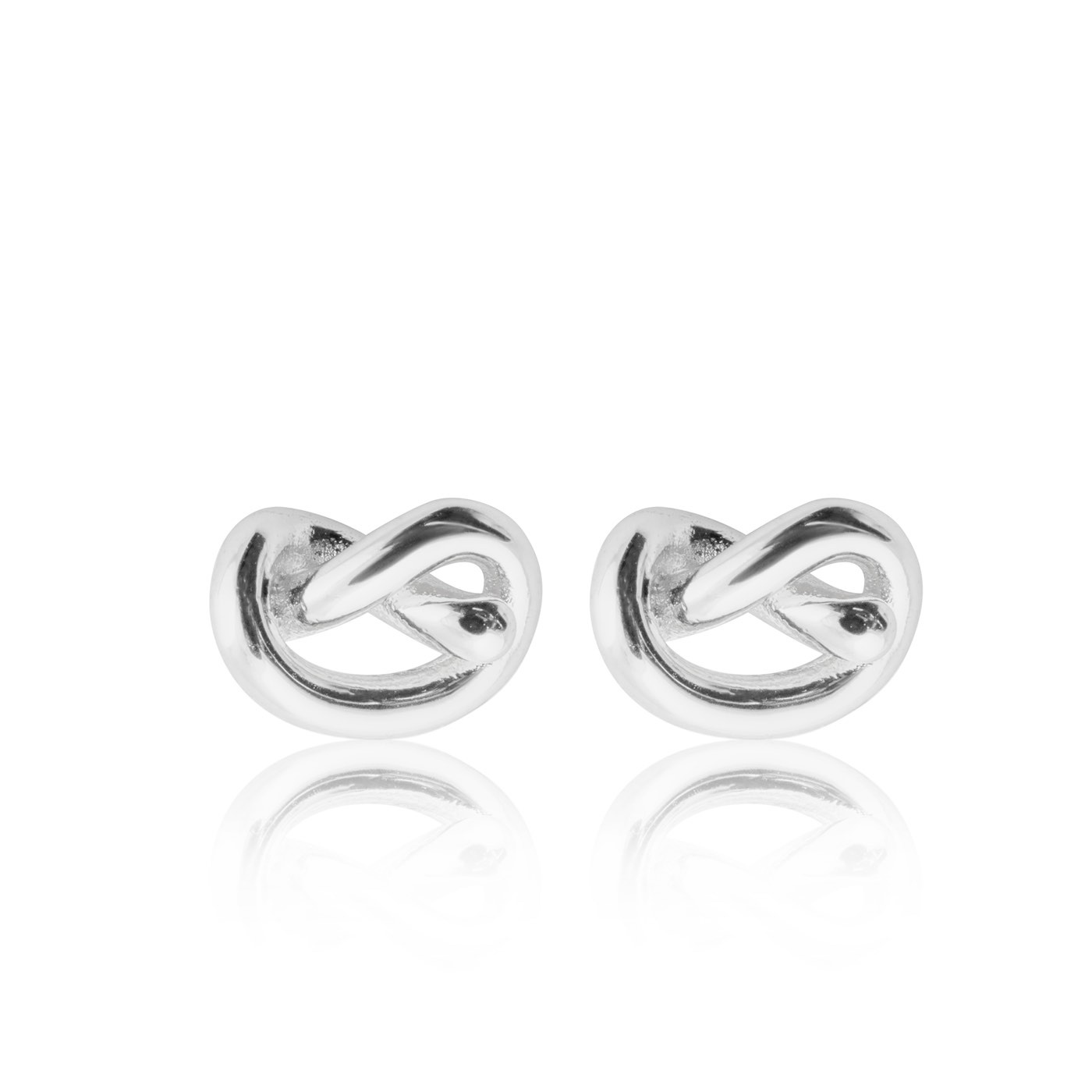 Knot Studs örhänge (silver)