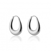 Bold hoops (silver)