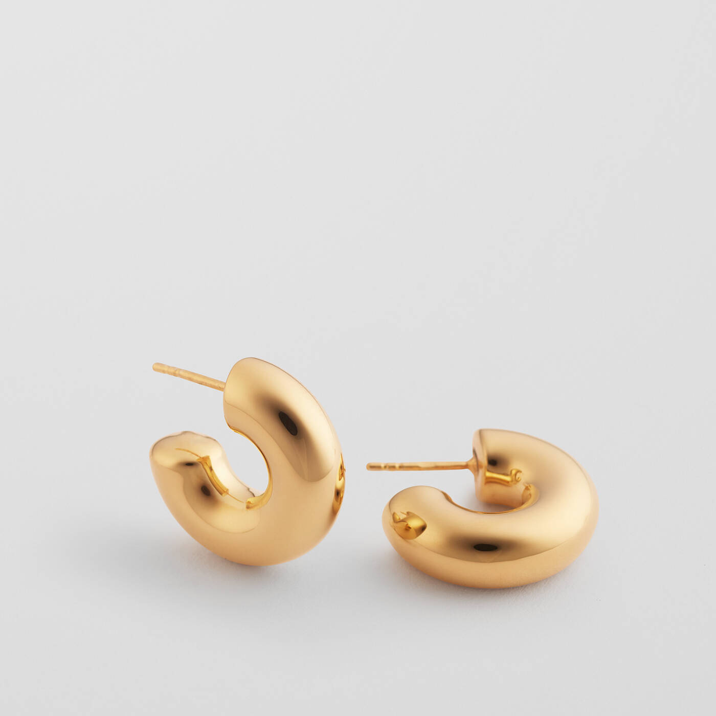 Bolded Little Sis Hoops Gold