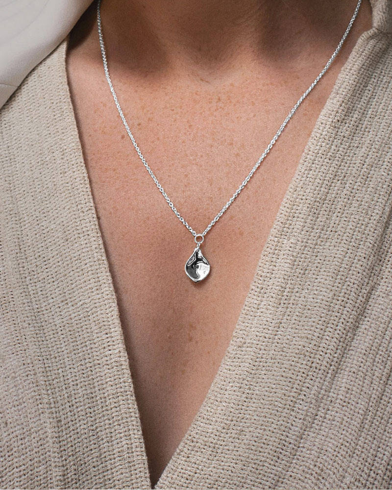 Gaias Grace single halsband silver