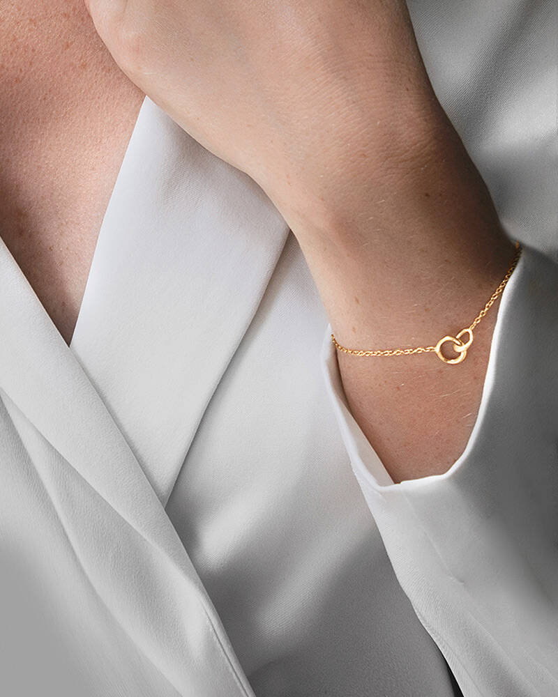 Les Amis drop armband guld