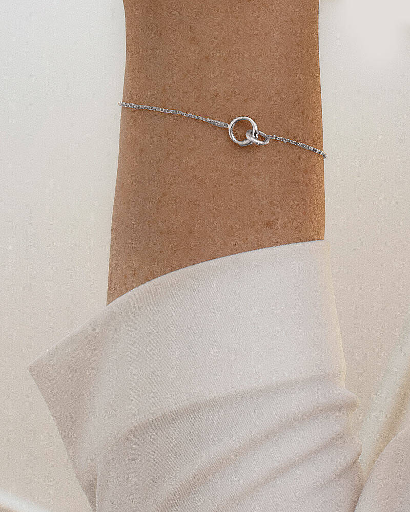 Les Amis drop armband silver