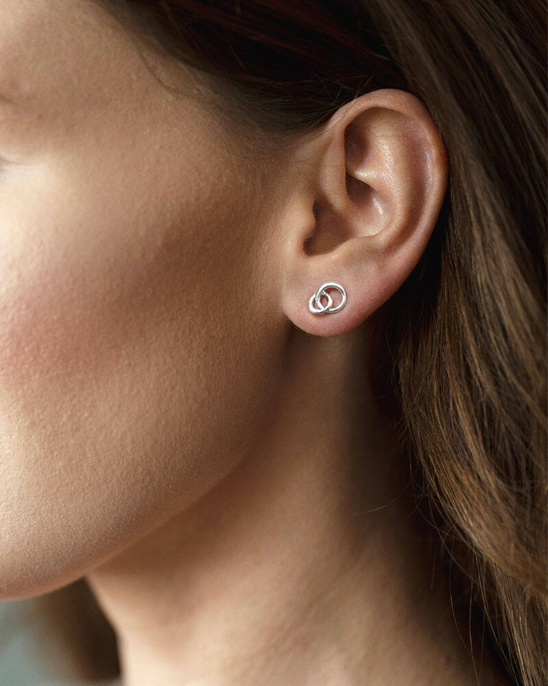 Les Amis drop örhänge silver