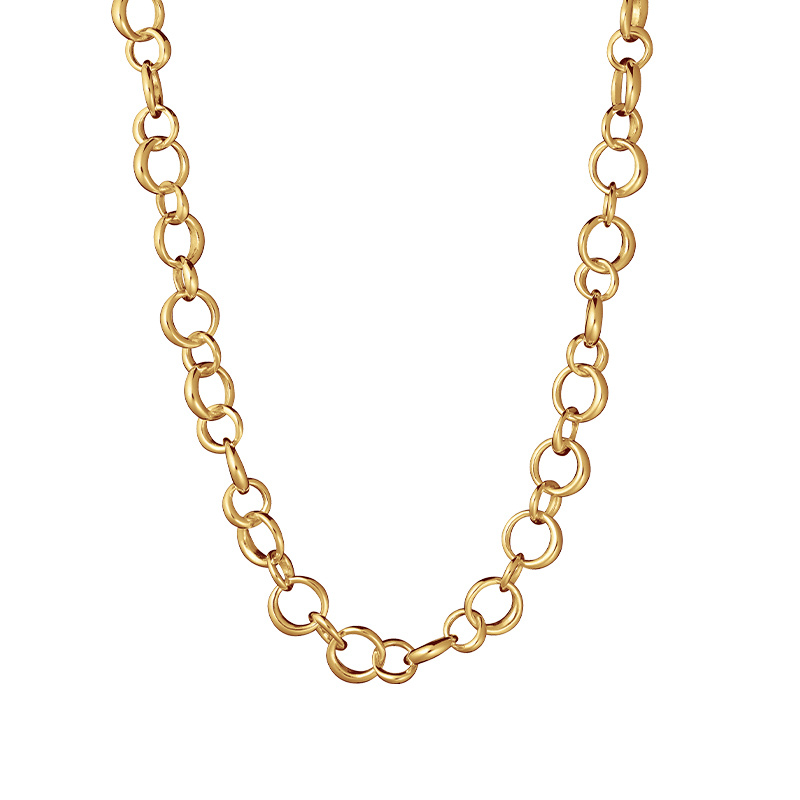 Les Amis drop chain Halsband Guld