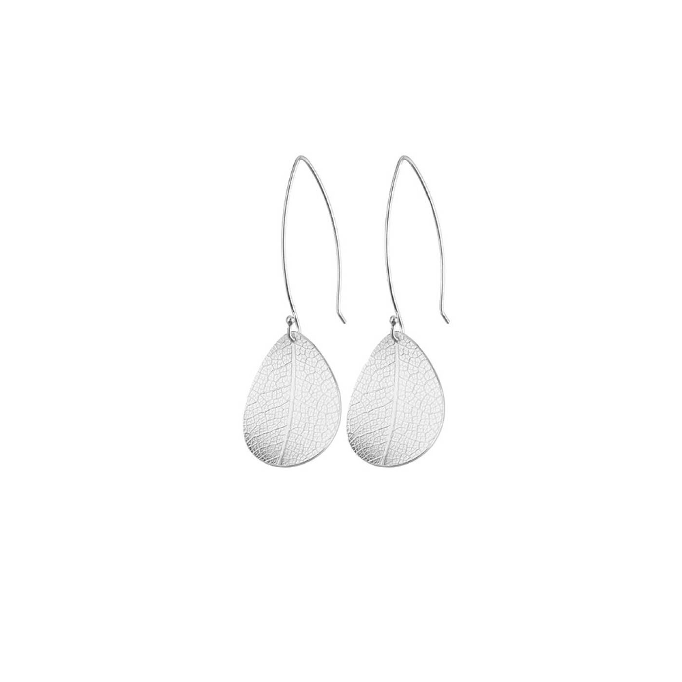 Leaf small örhänge silver