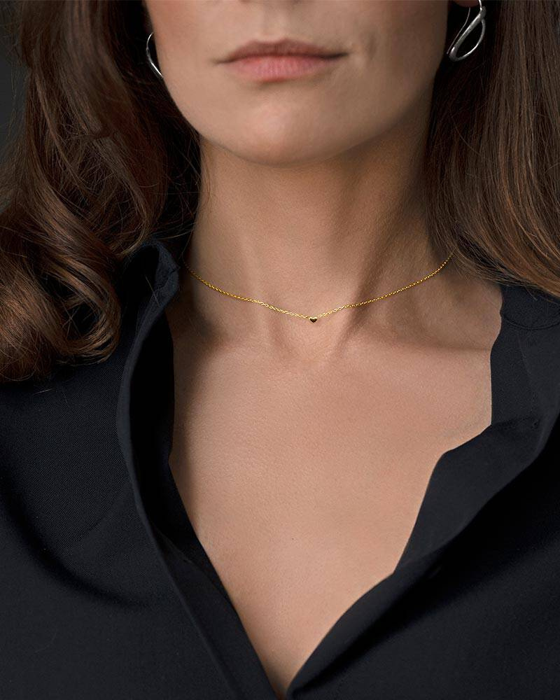 Loving Heart drop halsband guld