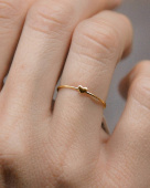Loving Heart drop ring 16,5 gold Loving Heart drop ring 16,5 gold