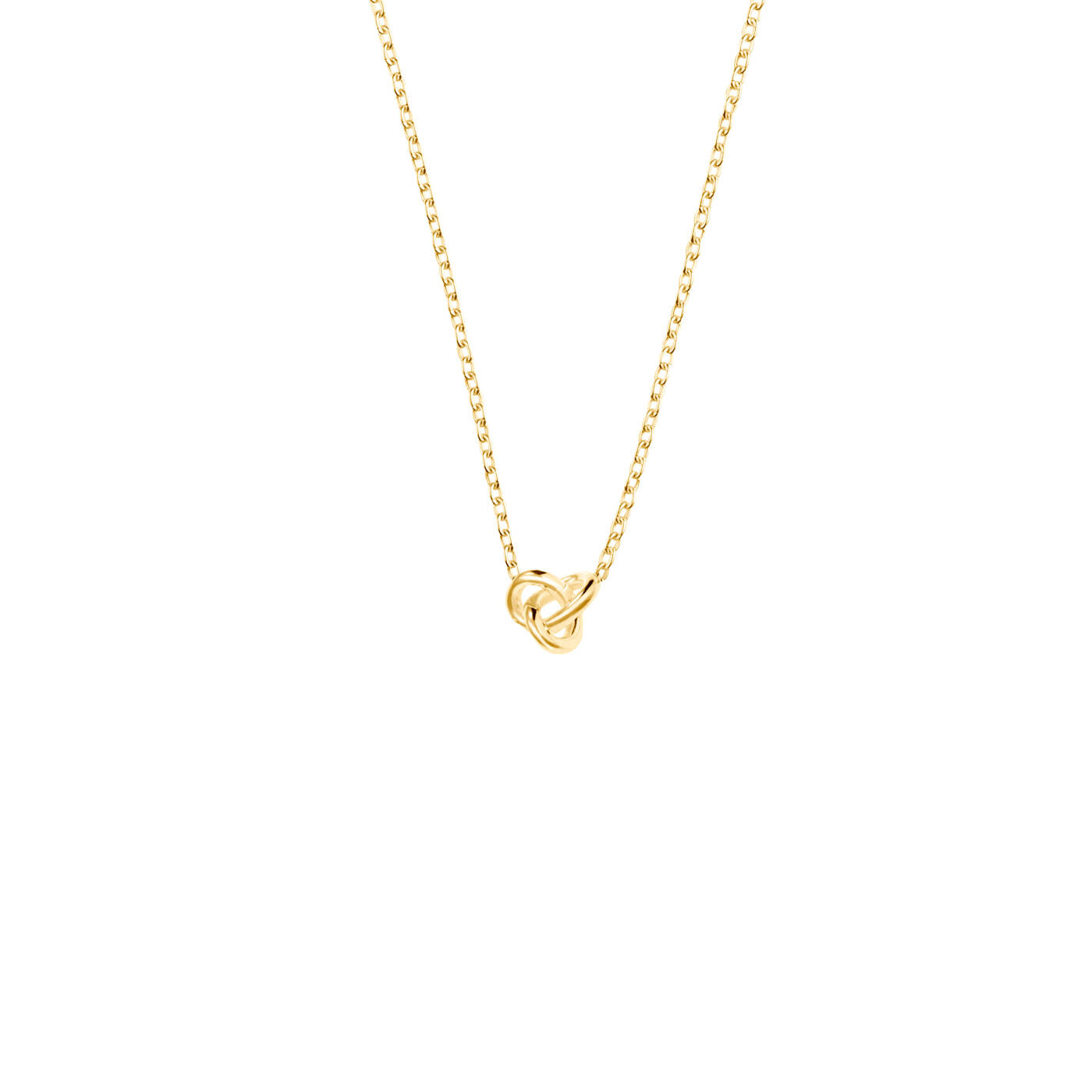 Le knot drop halsband guld