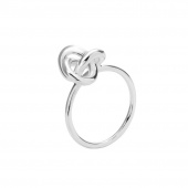 Le knot ring silver