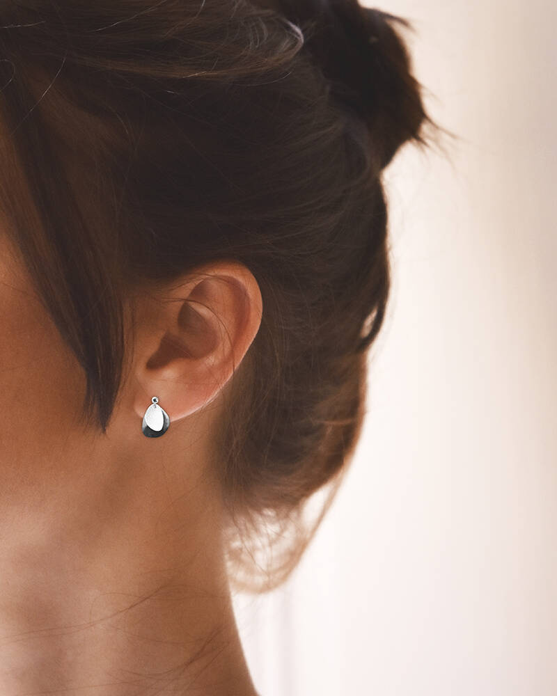 Lakeside drop örhänge silver