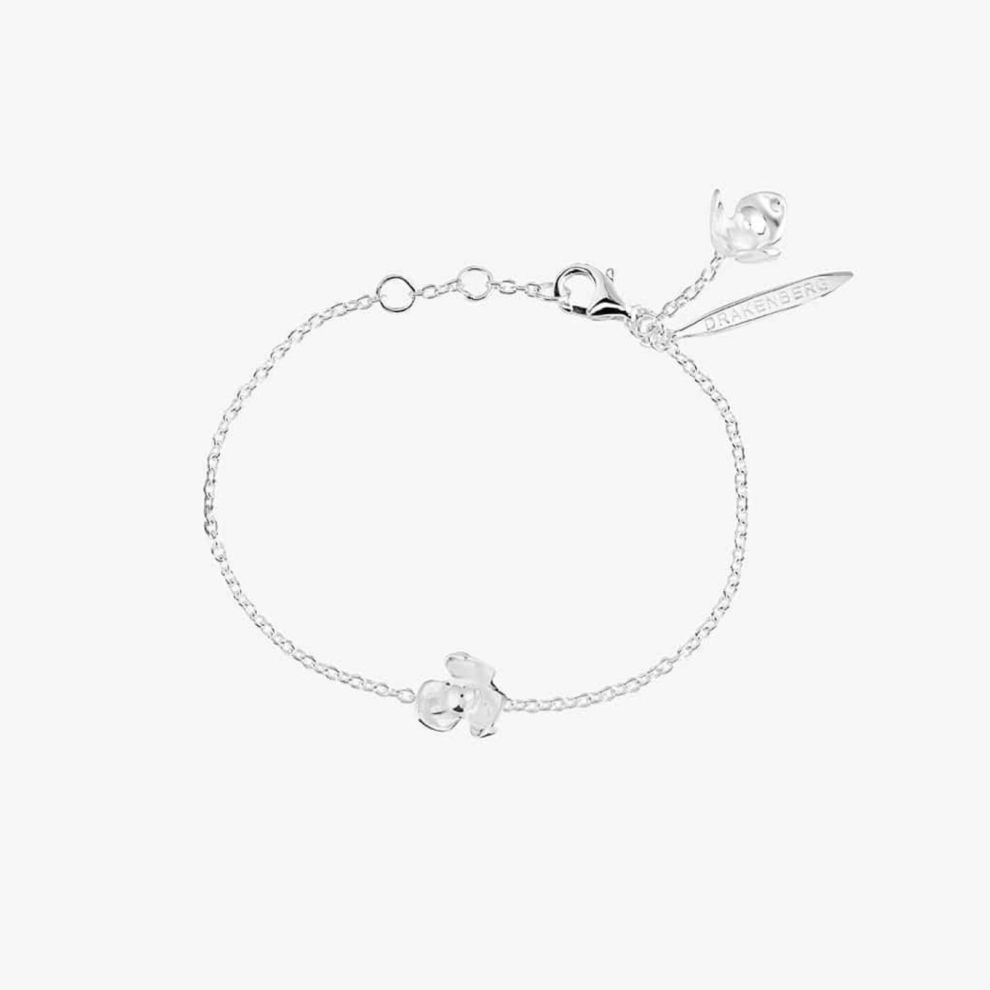 Lotus armband silver