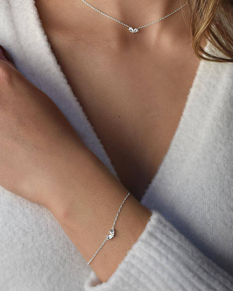 Love Heart armband silver