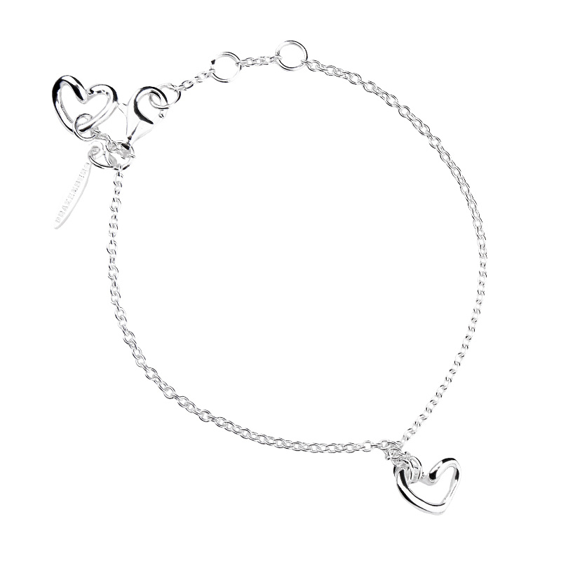 Love Vibe drop Armband Silver