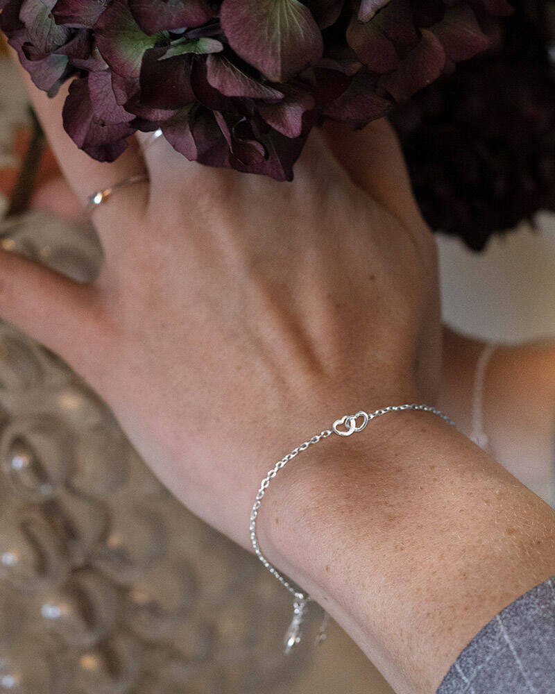 Love armband silver