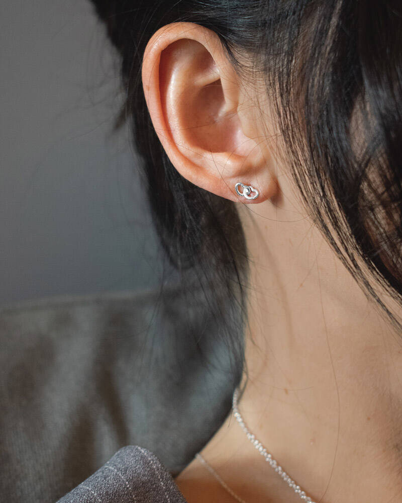 Love örhänge silver