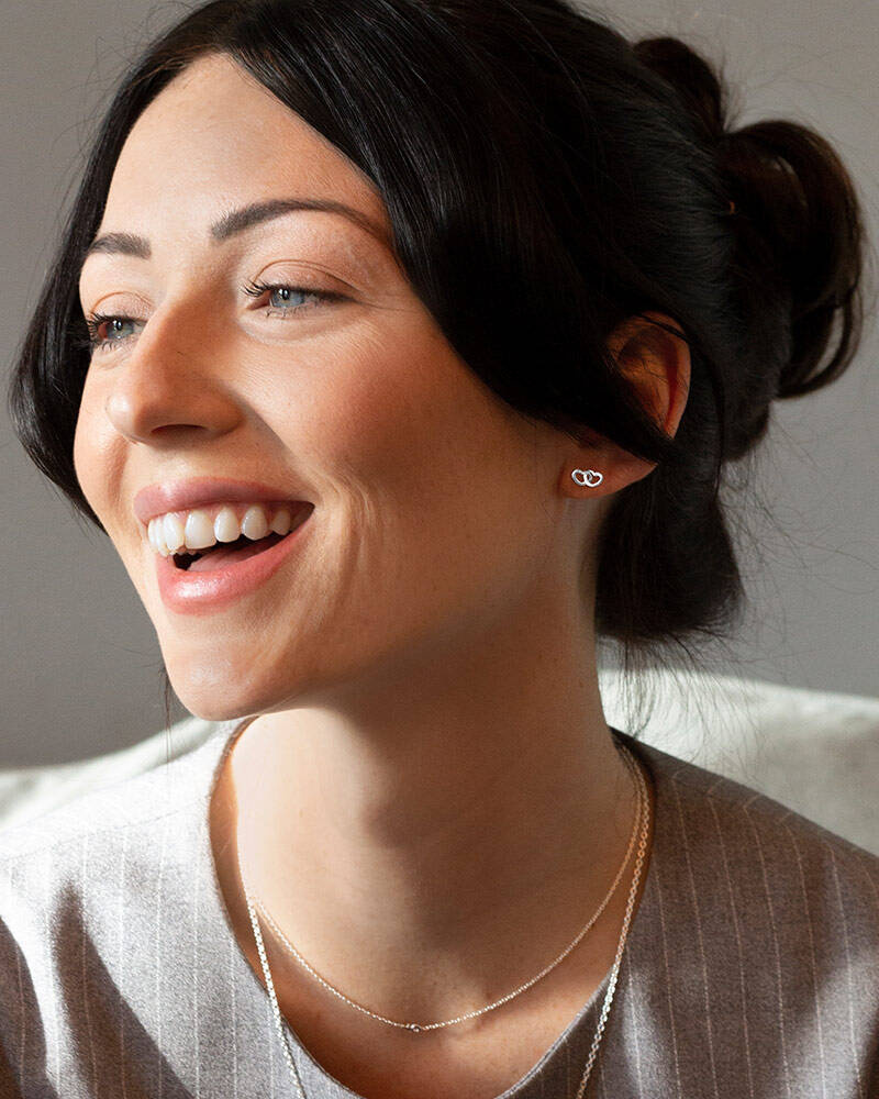 Love örhänge silver