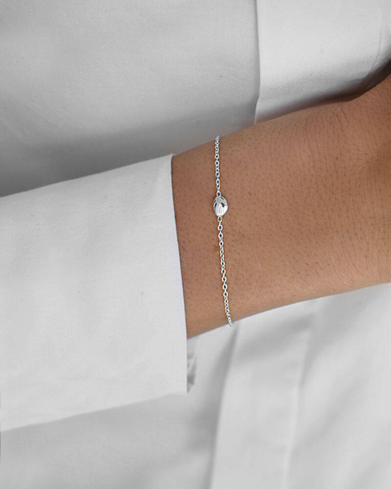Morning Dew petite armband silver