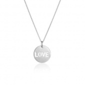 Love Halsband (silver) 42 cm