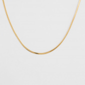 Herringbone Choker Halsband Gold