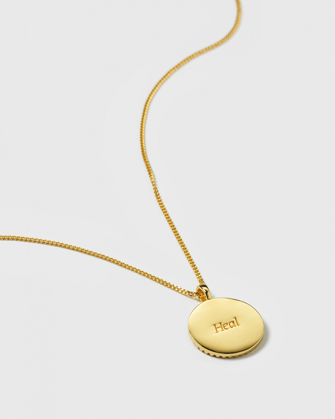 Lucky Coin Heal Halsband Guld