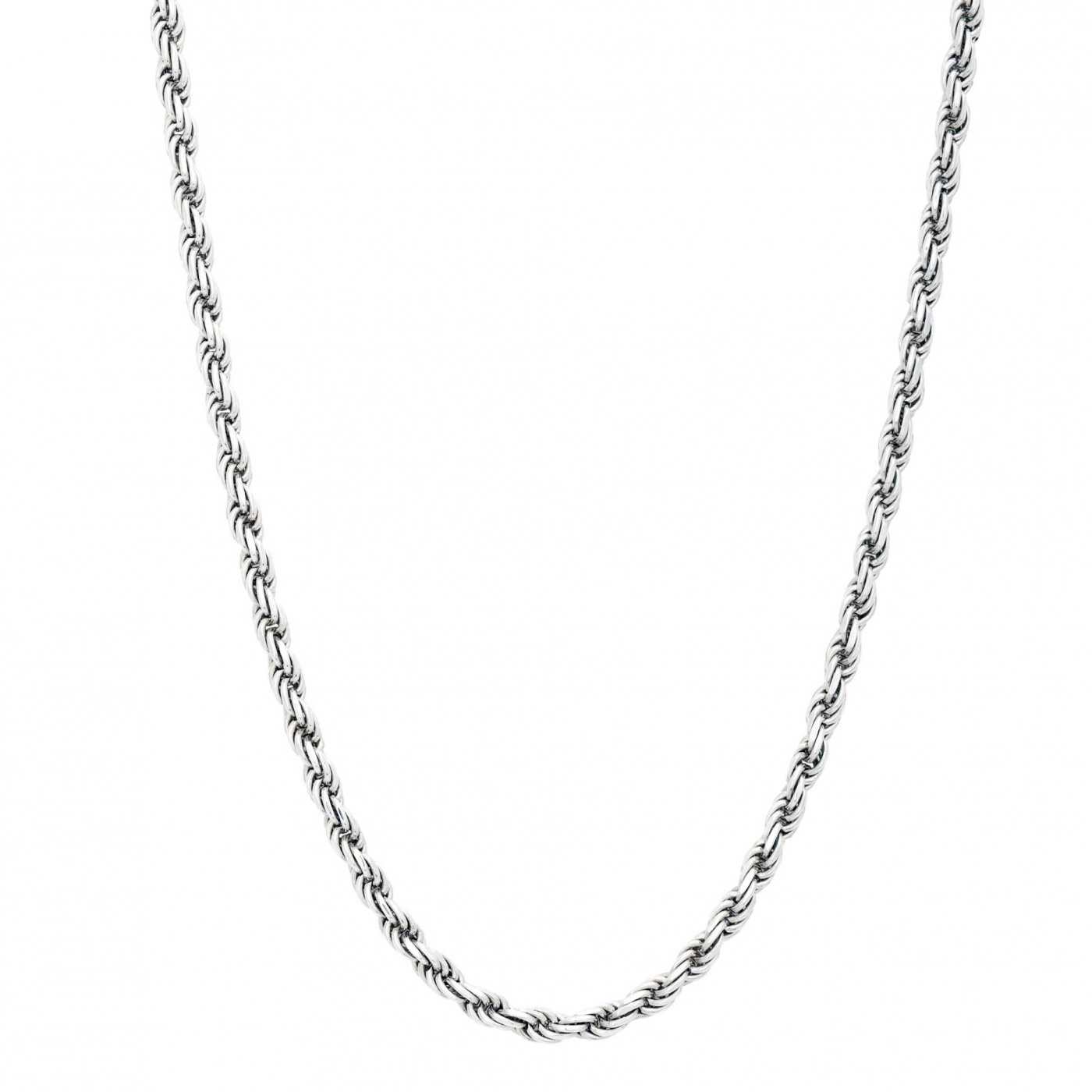 Silverhalsband cordell. 50+5cm