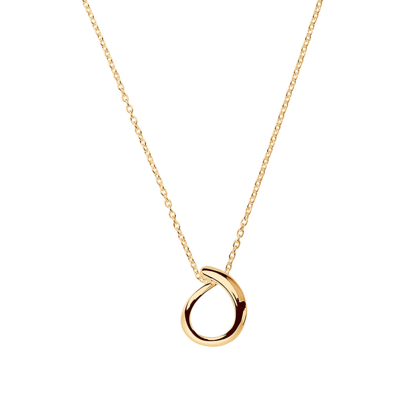 Ocean small single halsband guld